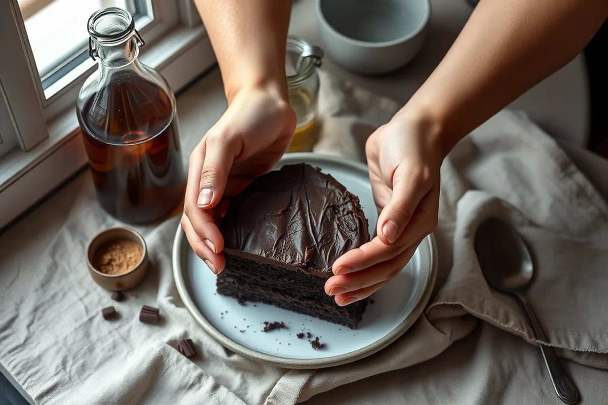 the best vegan chocolate cake — The Best Vegan Chocolate Cake (the finished result)